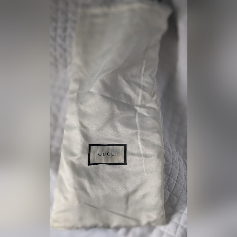 Gucci White Dust Bag